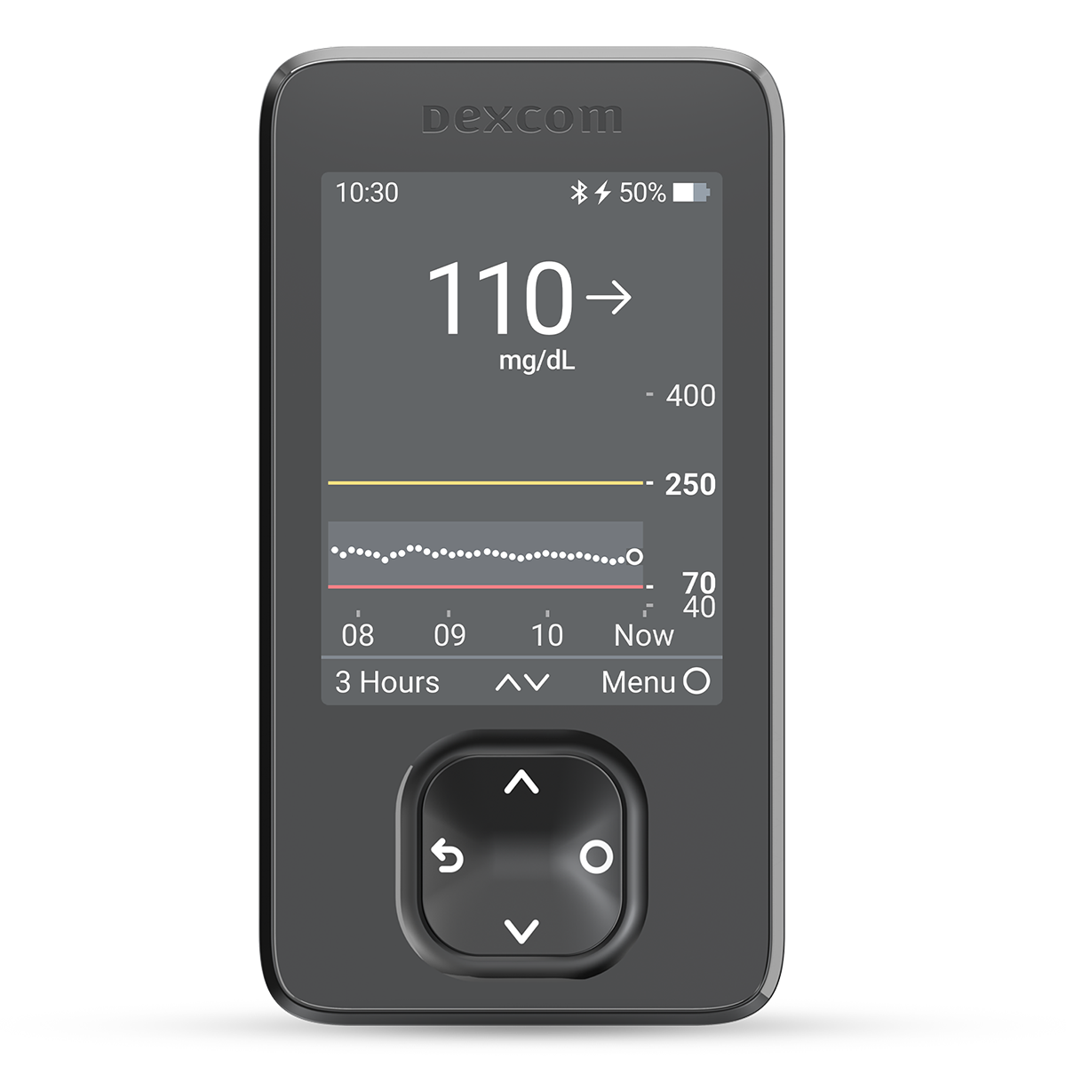 Dexcom G7 Reader Dexcom G7 Reader. delivers real-time glucose results streamed every five minutes.